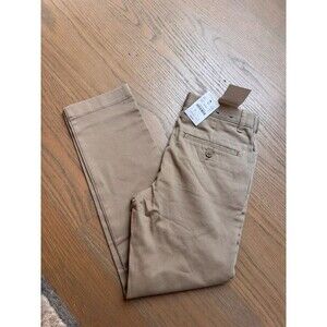 Crew cuts boys skinny khaki pants flat front uniform 8 new with tags